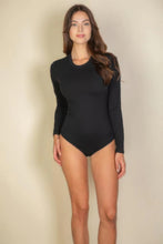 Load image into Gallery viewer, Solid Long Sleeve Round Neck Bodysuit
