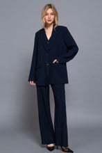 Load image into Gallery viewer, Long slv front button closure blazer
