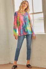 Load image into Gallery viewer, Tie-dye Cage Hi-low Top
