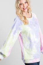 Load image into Gallery viewer, Tie-dye Puff Long Sleeve Top
