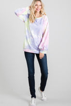 Load image into Gallery viewer, Tie-dye Puff Long Sleeve Top
