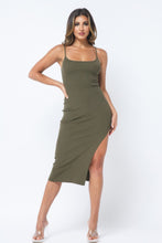 Load image into Gallery viewer, Side Slit Cami Dress

