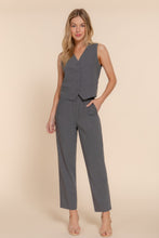 Load image into Gallery viewer, V-neckline W/front Button Closure Vest
