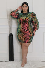 Load image into Gallery viewer, Non-stretch Round Neckline Dress

