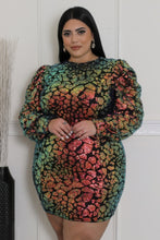 Load image into Gallery viewer, Non-stretch Round Neckline Dress

