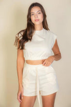 Load image into Gallery viewer, Cap Sleeve Top And Shorts Sets
