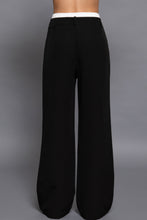 Load image into Gallery viewer, Contrast Waist Boxer Straight Long Pants
