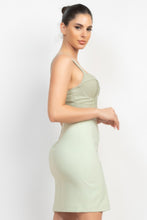 Load image into Gallery viewer, Sleeveless Line Detailed Bustier Tank Top
