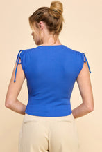 Load image into Gallery viewer, Ruching Shoulder Ribbed Top
