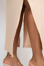 Load image into Gallery viewer, Plus Size Ribbed Side Slit Long Cami Maxi Dress
