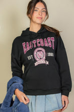 Load image into Gallery viewer, Graphic Kangaroo Pocket Drawstring Hoodie
