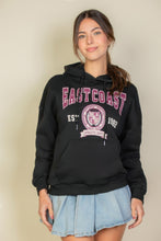 Load image into Gallery viewer, Graphic Kangaroo Pocket Drawstring Hoodie
