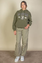 Load image into Gallery viewer, Graphic Kangaroo Pocket Drawstring Hoodie
