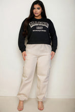 Load image into Gallery viewer, Plus Size Graphic Drop Shoulder Sweatshirt
