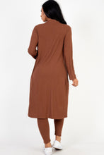 Load image into Gallery viewer, Ribbed Long Cardigan &amp; Leggings Set
