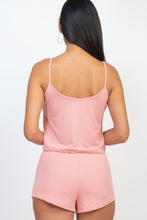 Load image into Gallery viewer, Ribbed Strappy Top &amp; Shorts Set
