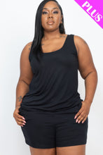 Load image into Gallery viewer, Plus Comfy Tank Top &amp; Shorts Set
