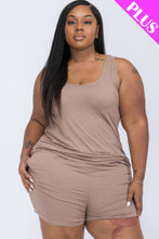Load image into Gallery viewer, Plus Comfy Tank Top &amp; Shorts Set
