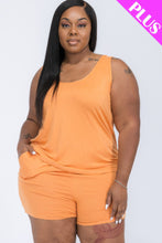 Load image into Gallery viewer, Plus Comfy Tank Top &amp; Shorts Set
