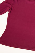 Load image into Gallery viewer, Ribbed Round Neck Long Sleeve Top
