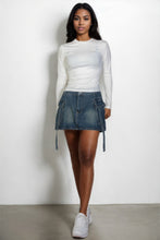 Load image into Gallery viewer, Ribbed Round Neck Long Sleeve Top
