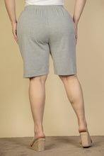 Load image into Gallery viewer, Plus Size French Terry Bermuda Shorts
