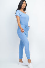 Load image into Gallery viewer, Two-way Shoulder Drawstring Jumpsuit
