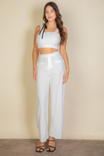 Load image into Gallery viewer, Solid Tank Top &amp; Wide Leg Pants
