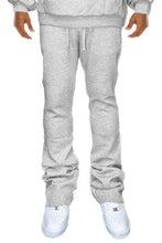 Load image into Gallery viewer, Men&#39;s Solid Stacked Flared Sweat Pants
