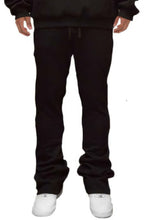 Load image into Gallery viewer, Men&#39;s Solid Stacked Flared Sweat Pants
