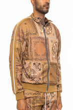 Load image into Gallery viewer, Mens Paisley Bandana Track Jacket
