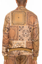 Load image into Gallery viewer, Mens Paisley Bandana Track Jacket
