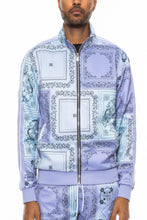 Load image into Gallery viewer, Mens Paisley Bandana Track Jacket

