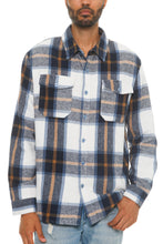Load image into Gallery viewer, Mens Checkered Soft Flannel Shacket
