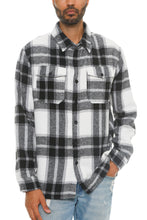 Load image into Gallery viewer, Mens Checkered Soft Flannel Shacket
