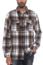 Load image into Gallery viewer, Mens Checkered Soft Flannel Shacket
