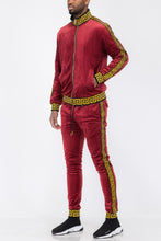 Load image into Gallery viewer, Track Set Velour Status Print Suit
