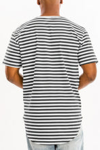 Load image into Gallery viewer, Striped Elongated Tshirt
