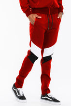 Load image into Gallery viewer, Chevron Stripe Full Zip Track Suit
