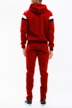 Load image into Gallery viewer, Chevron Stripe Full Zip Track Suit
