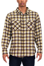 Load image into Gallery viewer, Regular Fit Checker Plaid Flannel Long Sleeve

