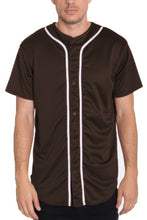 Load image into Gallery viewer, Solid Baseball T Shirt Jersey

