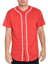Load image into Gallery viewer, Solid Baseball T Shirt Jersey
