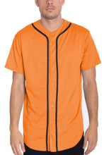 Load image into Gallery viewer, Solid Baseball T Shirt Jersey
