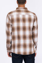 Load image into Gallery viewer, Regular Fit Checker Plaid Flannel Long Sleeve
