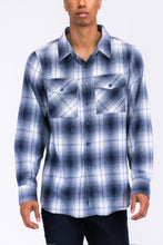 Load image into Gallery viewer, Regular Fit Checker Plaid Flannel Long Sleeve
