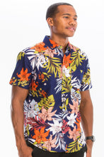 Load image into Gallery viewer, Hawaiian Print Button Down Shirt

