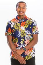 Load image into Gallery viewer, Hawaiian Print Button Down Shirt

