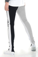 Load image into Gallery viewer, Two Tone Color Block Track Pant Jogger
