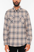 Load image into Gallery viewer, Long Sleeve Flannel Full Plaid Checkered Shirt
